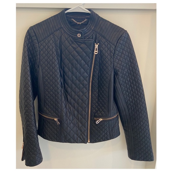 Cole Haan Leather Jacket - Picture 4 of 6